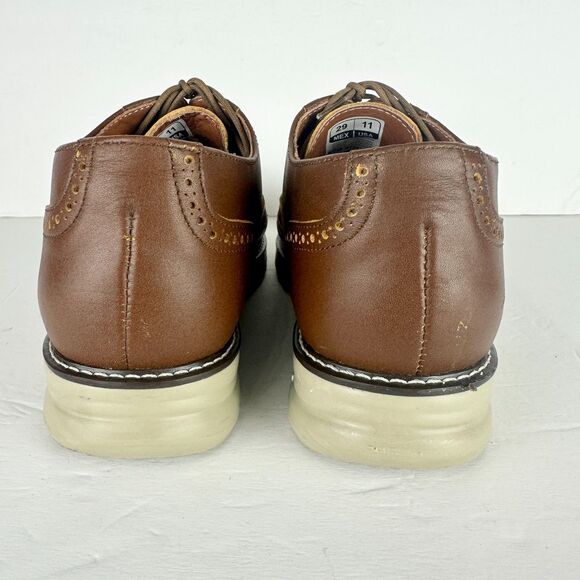 Brown Leather Oxfords - Picture 6 of 10